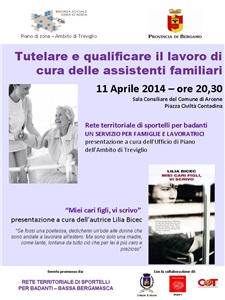 Evento Badanti Arcene - 11 aprile ore 20.30